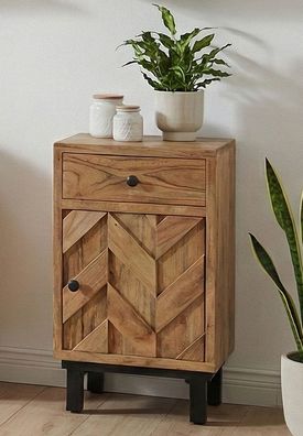 Badunterschrank 45x75cm 'Ontario' Akazie massiv