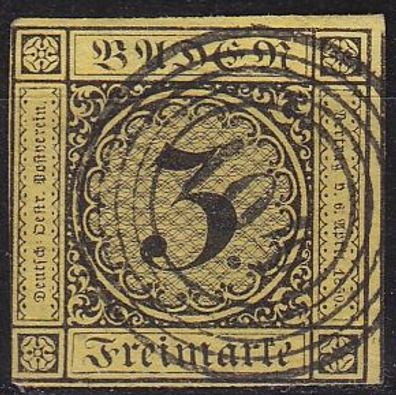 Germany Baden [1851] MiNr 0002 b ( O/used ) [01]