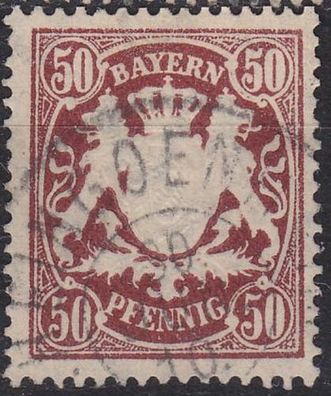 Germany Bayern Bavaria [1890] MiNr 0063 x ( O/used )