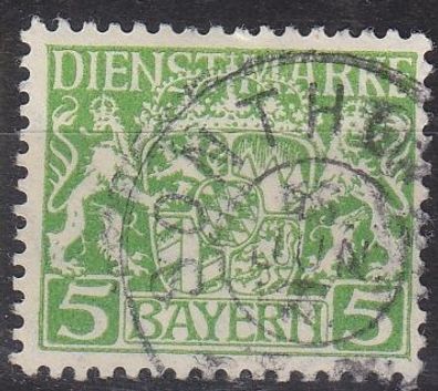 Germany Bayern Bavaria [Dienst] MiNr 0017 ( O/used )