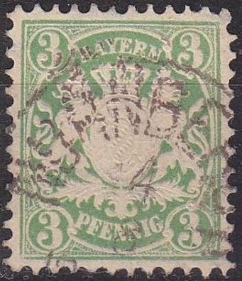 Germany Bayern Bavaria [1876] MiNr 0037 b ( O/used ) [03]