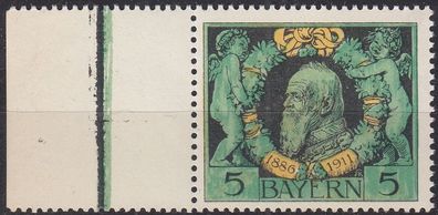 Germany Bayern Bavaria [1911] MiNr 0092 ( * */mnh ) [01] Randstück