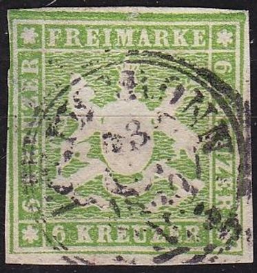 Germany Württemberg [1859] MiNr 0013 ( O/used ) [01]