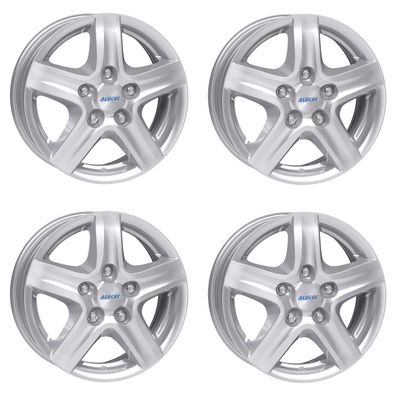 4 Alutec Felgen Grip T 6.5Jx16 ET66 5x130 SIL für Renault Master Master 3