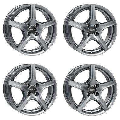 4 Alutec Felgen Grip 5.5Jx15 ET40 4x100 GRAP für OPEL Adam Agila B Astra Corsa Karl
