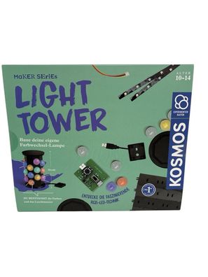 KOSMOS Experimentierkasten Light Tower RGB-LEDs für kreative Technik-Fans