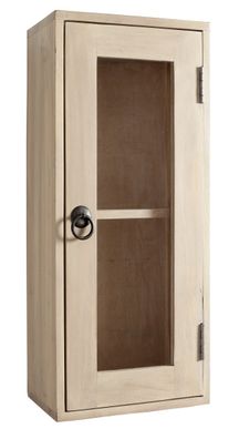 Badoberschrank 30x70cm 'Kjoto' Akazie massiv hell