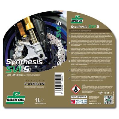 Gabelöl Rockoil 1 Liter svi suspension Fluid 5 Voll-Synthesis SVI 5 carbon