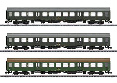 Märklin H0 42580 Personenwagen-Set 3-tlg. Halberstädter Mitteleinstiegswagen DR