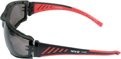 Schutzbrille Komfort+ Grau mit Anti-Fog und Anti-Scratch