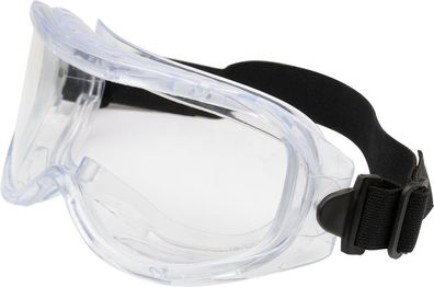Schutzbrille mit klarem Sichtfeld und Panoramadesign