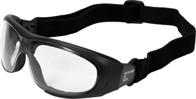 Schutzbrille mit elastischem Band, klar, für Hand- und Maschinenarbeiten