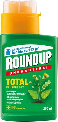 Roundup Unkrautfrei Total Konzentrat 270 ml - Unkrautfrei, Unkrautvernichter