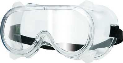 Schutzbrille mit Belüftungsventilen für optimalen Tragekomfort