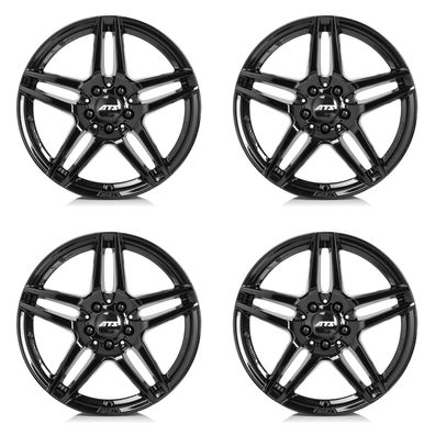 4 ATS Felgen Mizar 8.0Jx19 ET48 5x112 SW für Mercedes-benz A 45 A B C CLA E EQA EQB