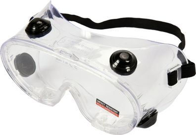 Schutzbrille mit Belüftungsventilen