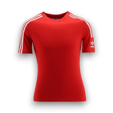 Adidas Originals Tight Tee Damen T-Shirt Sportshirt Fitness Shirt Rot FM2594