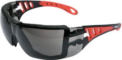 Graue Schutzbrille mit abnehmbarem Band