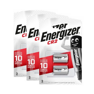 3x Energizer CR2 CR15H270 CR17355 Lithium Power Photo Batterie 3V 2er Blister