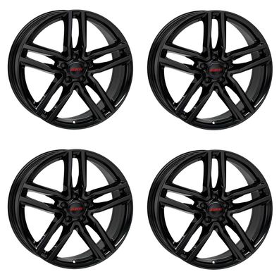 4 Alutec Felgen Ikenu 8.5Jx20 ET45 5x108 SW für JAGUAR F-Pace XE XF XJ