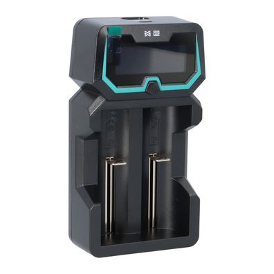 XTAR X2 LCD Ladegerät – 2 Schacht – Li?ion & Ni?MH/Ni?CD (EU)