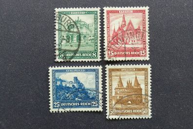 Deutsches Reich MiNr.459-462 gestempelt (SW 144)