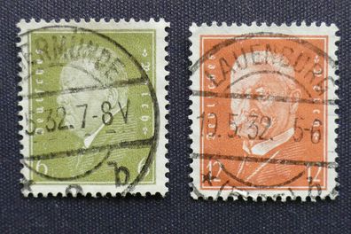 Deutsches Reich MiNr.465-466 gestempelt (SW 141)