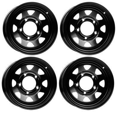 4 Felgen Dotz Dakar dark 7.0Jx16 6x139,7 für Isuzu Trooper