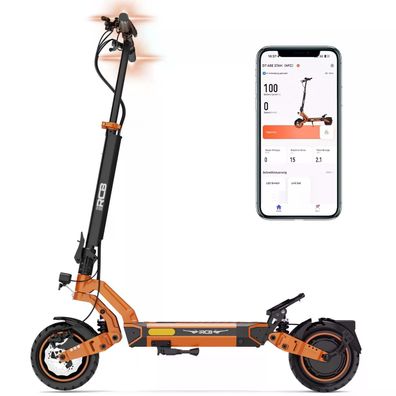 RCB D7 Ultra NFC 1600W 20,8Ah Elektroroller 500W Akku 48V Straßenzulassung