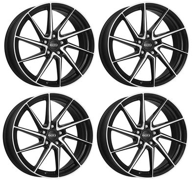 4 Felgen Dotz Spa dark 7.5Jx17 5x112 für Audi A3 A4 A6 A8 Q2 Q3 TT