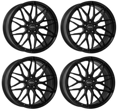 4 Felgen Dotz Suzuka black 8.0Jx18 5x112 für Volkswagen Beetle Caddy Golf Jetta