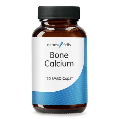 Bone Calcium - Natürliches Hydroxylapatit, 150 Kapseln - natura Felix by Podo Medi