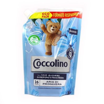 Coccolino Konzentrierter Weichspüler Frühlingsluft Nachfüllpackung 600ml