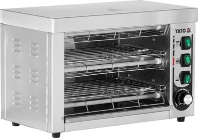Gastro Salamander, Ofen, Quarzgrill, Überbackgerät 3000W 490x300x330mm