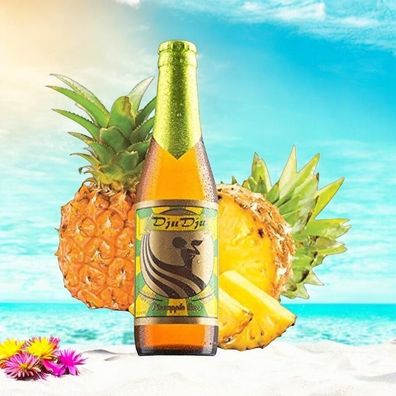 DjuDju Pineapple - Exotisches Ananas Fruchtbier aus Ghana 24 x 0,33L