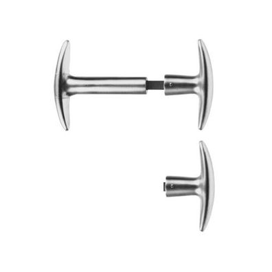 AMF Garagentorkreuzgriff 515-50 Alu F1 Olivengarnitur Griff Garage