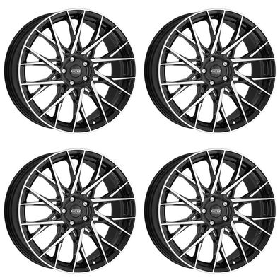 4 Felgen Dotz Fuji dark 7.5Jx18 4x108 für Fiat 600