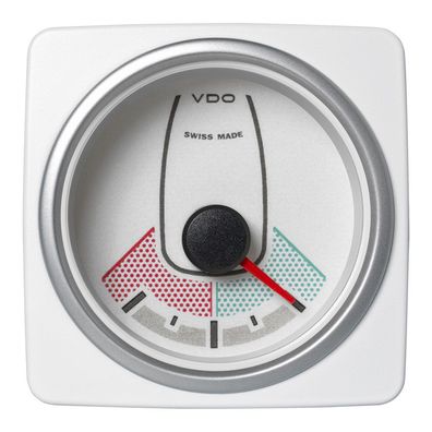 VDO-AcquaLink® Ruderlageanzeiger 52/110 mm 90° 12-24 V schwarz oder weiß