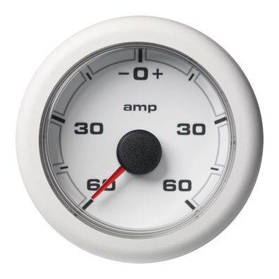 VDO-OceanLink Amperemeter Ø52mm -60/ + 60A- -150/ + 150A 12-24V schwarz oder weiß