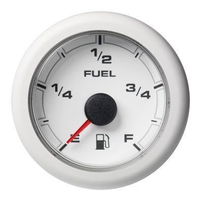 VDO-OceanLink Kraftstofffüllstand-Anzeige Ø52mm Empty-Full 12-24V schwarz oder weiß