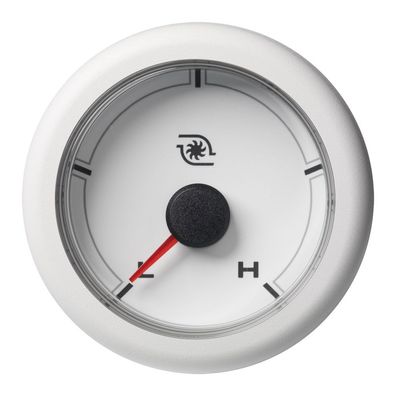 VDO-OceanLink Ladedruck-Anzeige Ø52mm 2 bar/30 psi-Low/High (30 psi) 12-24V schwarz o