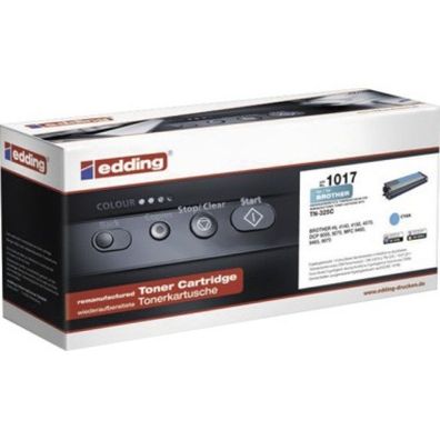 edding Toner 18-1017 wie Brother TN-325C EDD-1017 ca. 3.500 Seiten cyan