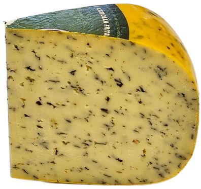 Gouda mit Brennnessel-Röstzwiebel 300g: Käse online kaufen | Käseversand