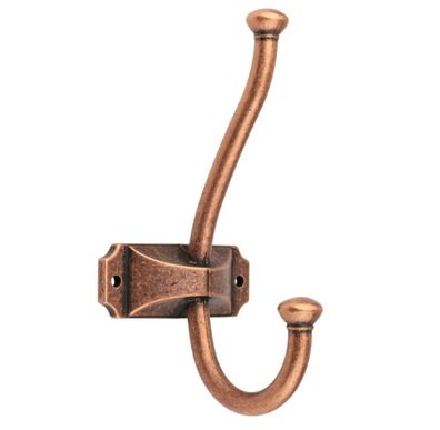 Garderobenhaken Oris Kleiderhaken Kupfer antik Wandhaken Garderobe Vintage