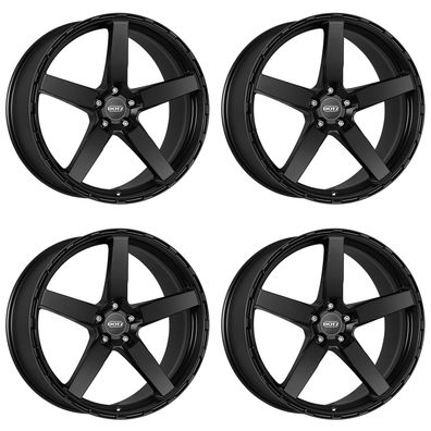 4 Felgen Dotz MarinaBay black 10.0Jx21 5x112 für Audi A6 Q4