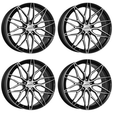 4 Felgen Dotz Suzuka dark 8.0Jx18 5x112 für Volkswagen Arteon Beetle CC Caddy Eos