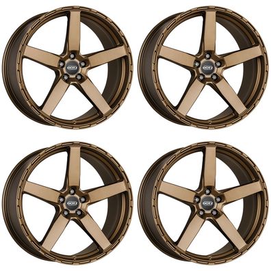 4 Felgen Dotz MarinaBay bronze 10.0Jx21 5x112 für Audi A6 Q4