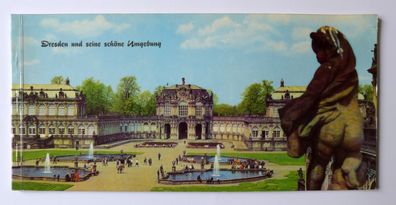 6 AK Dresden und seine schöne Umgebung DDR Ansichtskarte Mappe