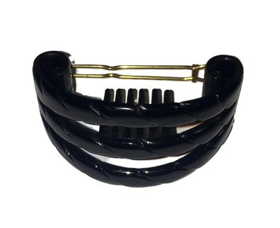 Haarspange schwarz 50 x 27 mm