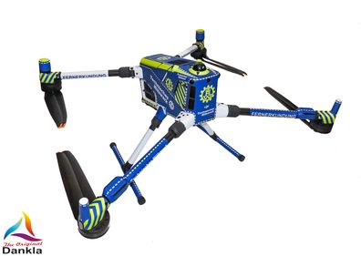 DJI M400 - Skin - Design: THW - Individualisierbar - Folie/Decal/Sticker